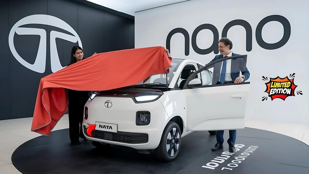 Tata Nano Electric 2025 Launched 350KM Range, Sunroof, Touchscreen, and ₹6,999 EMI