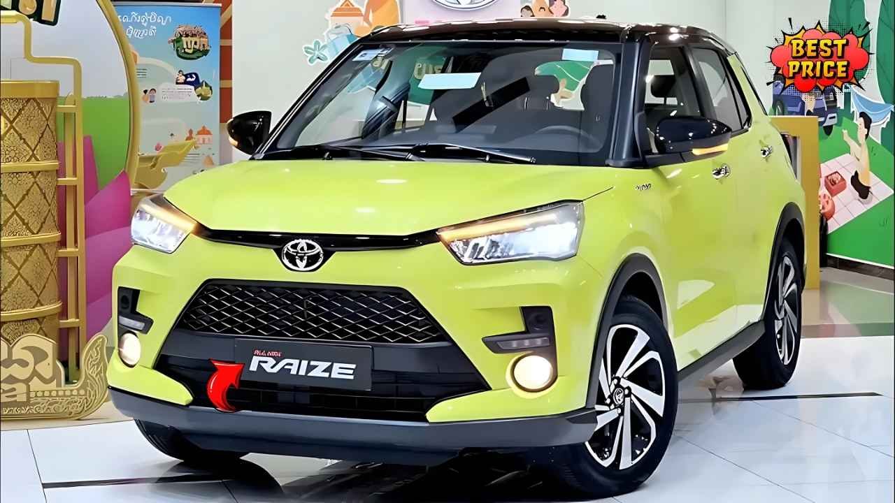 Toyota Raize 2025 Launch High Mileage, Smart Features and Affordable ₹1 Lakh Booking