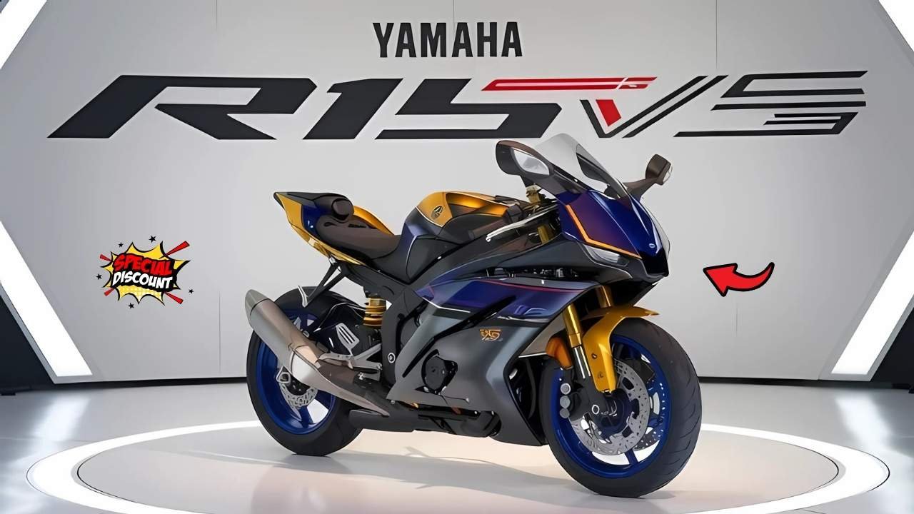 Yamaha R15 2025 Launched 60 kmpl Mileage, Sporty Design, and ₹6,000 EMI